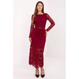 Sijonas klostuotas Italy Moda – raudona