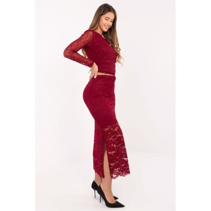 Sijonas klostuotas Italy Moda – raudona