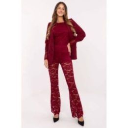 Kelnės laisvo modelio Italy Moda – raudona