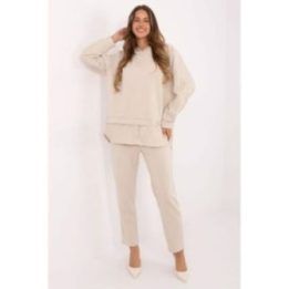 Paltas ilgas Italy Moda – smėlio