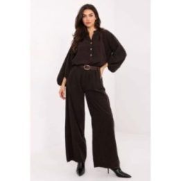Kelnės laisvo kirpimo Italy Moda – ruda