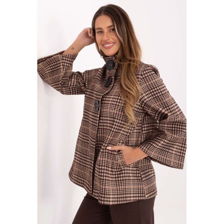 Paltas klasikinio kirpimo Italy Moda – ruda