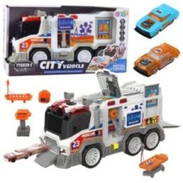 Medicininių automobilių žaislas su garso ir šviesos efektais raudonas Playmobil