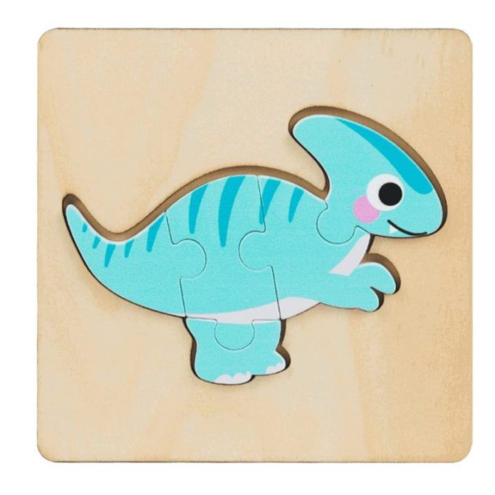 Medinė dėlionė spalvota 11 × 11 cm – lavinantis pasirinkimas