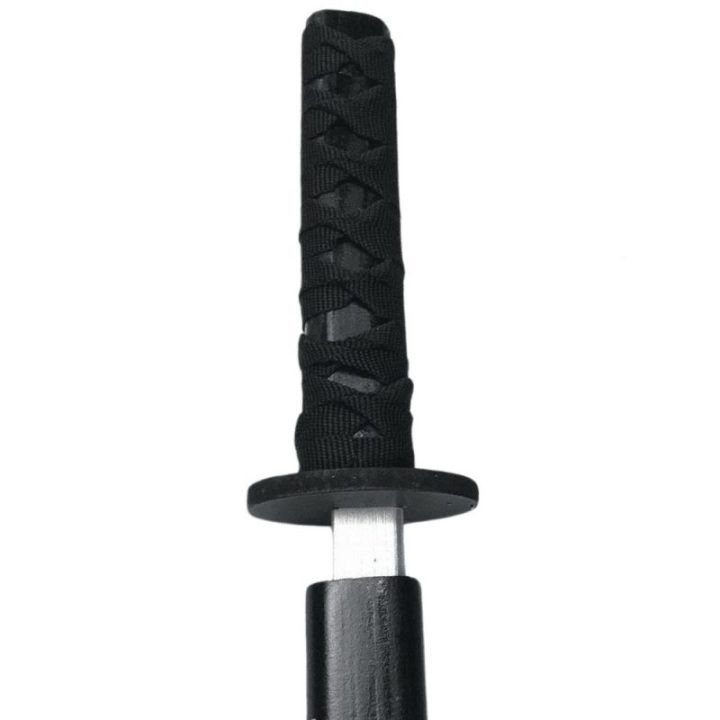 Medinis katana treniruočių kardas juodas 70 cm – saugus pasirinkimas žaidimams