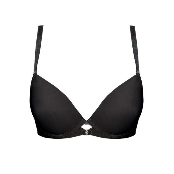 Liemenėlė Melody smooth push-up juoda – subtiliam prisilietimui ir pasitikėjimui
