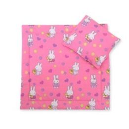 Patalynės komplektas su antklode ir pagalve Hallo rabbit