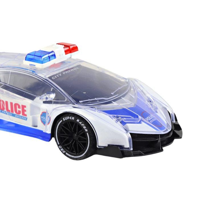 Mašinėlė policijos RC 1:16 su šviesomis – žaidimams ir greičio nuotykiams