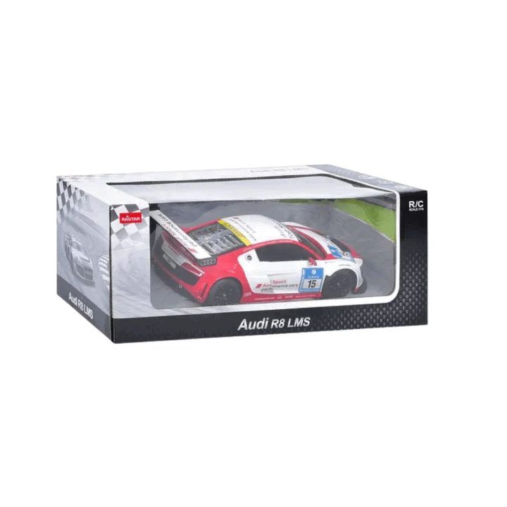 Mašinėlė radijo bangomis Audi R8 LMS – greičiui ir pramogai bet kurioje trasoje
