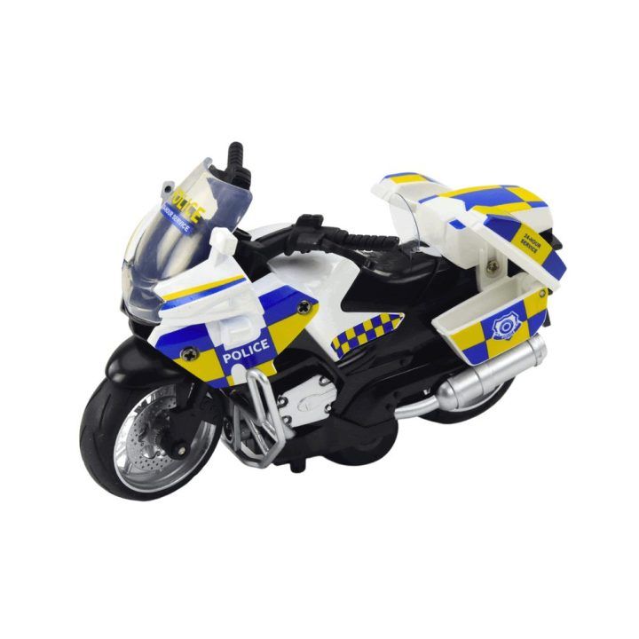 Motociklas policijos su trinties pavara ir garsais – žaismingiems nuotykiams namuose