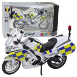 Motociklas policijos su garsais ir šviesomis – žaidimams ir nuotykiams namuose