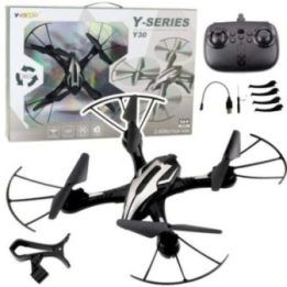 Dronas su LED apšvietimu Y30 – stabilumui ir žaismingiems skrydžiams lauke
