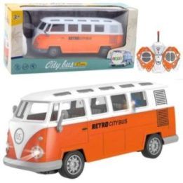 Žaislinis autobusas Retro City su pulteliu – džiaugsmui ir kūrybiškiems nuotykiams