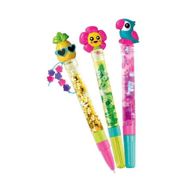 Rinkinys piešimui Tropical Pens Clementoni – kūrybiškiems spalvinimo nuotykiams namuose