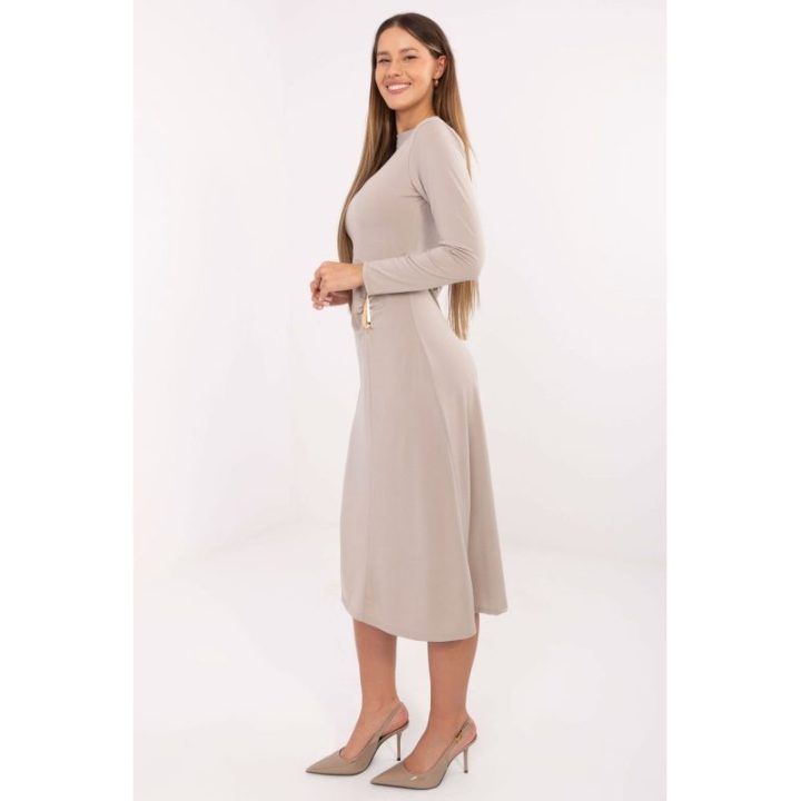 Suknelė šifoninė Makadamia Italy Moda – smėlio