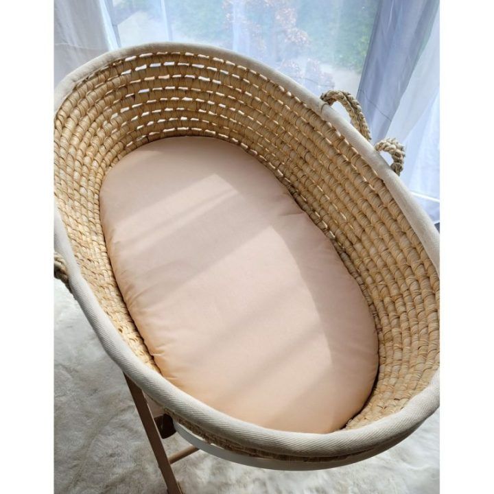 Paklodė medvilninė lopšio čiužiniui 75×35 cm – švelniam kūdikio poilsiui