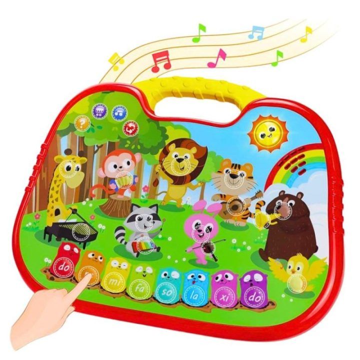 Interaktyvi edukacinė lenta Animal World Instruments Piano – žaismingam mokymuisi namuose
