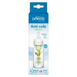 Buteliukas stiklinis 120 ml su dekoru Dr. Browns