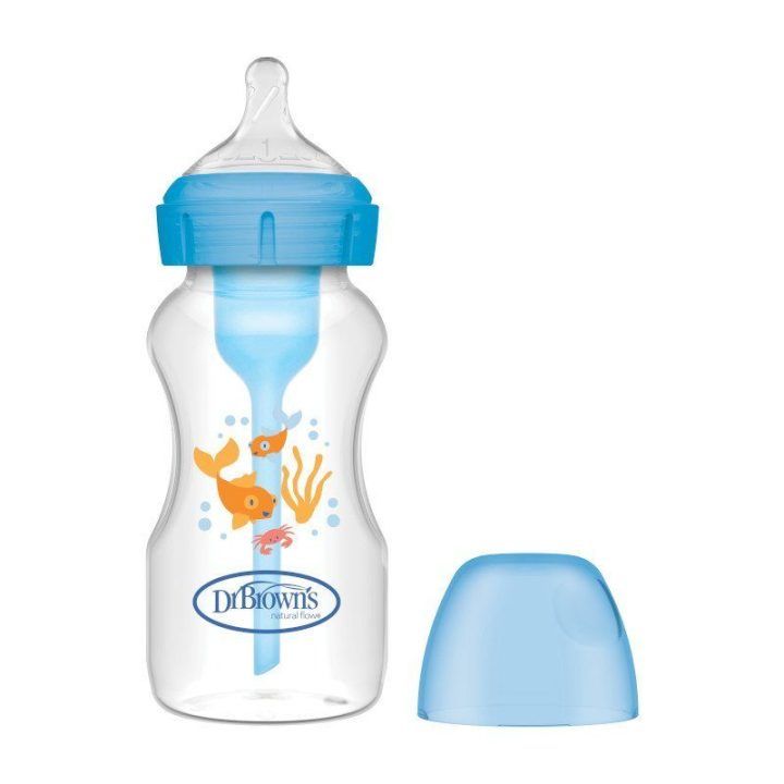 Buteliukas plati kakleliu 270 ml Options+ Dr. Browns