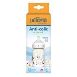 Buteliukas plati kakleliu 150 ml Dr. Browns Options+