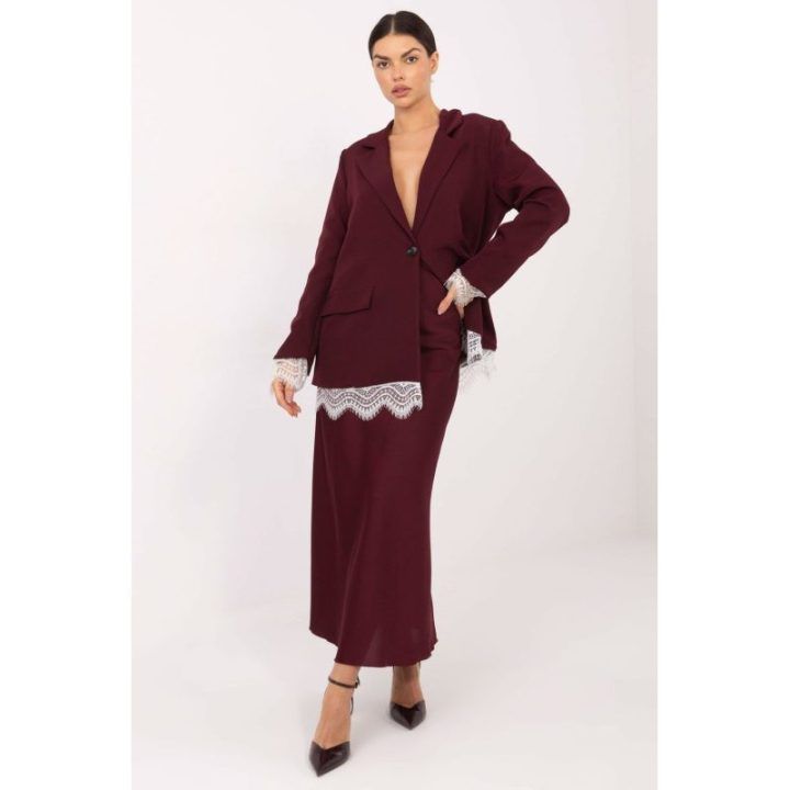 Švarkas Italy Moda – raudona