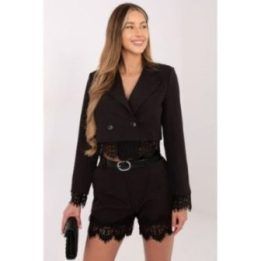 Švarkas Italy Moda – juoda