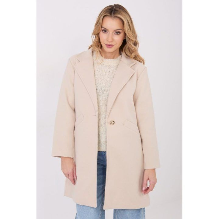 Paltas Italy Moda – smėlio