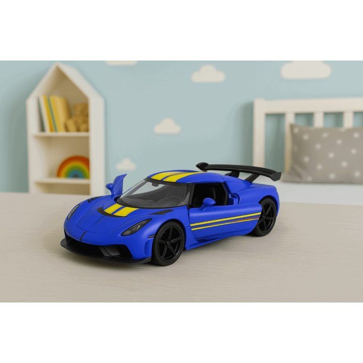 Automobilio sportinis metalinis mėlynas 1:32 Race Drive
