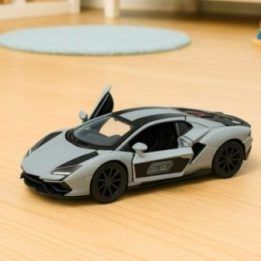 Žaislinė sportinė mašinėlė metalinė pilka 1:32 Race Drive