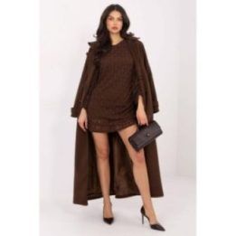 Suknelė trumpa Italy Moda – ruda