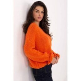 Megztinis moterims Italy Moda – oranžinė