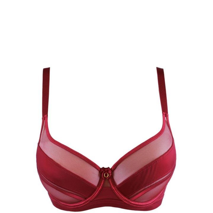 Liemenėlė moteriška minkšta Axami – raudona