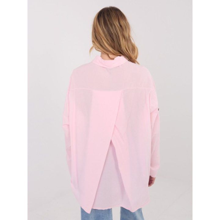 Palaidinė moteriška oversize šviesiai rožinė