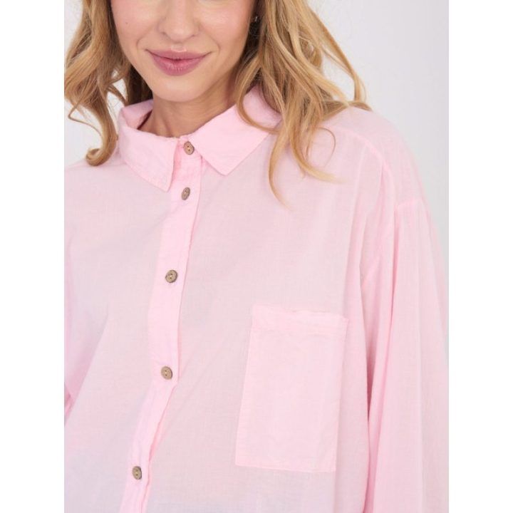 Palaidinė moteriška oversize šviesiai rožinė