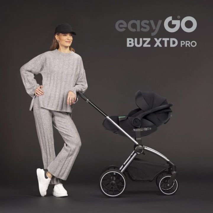 Automobilinė kėdutė kūdikiui BUZ XTD PRO Granito Easy Go