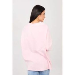 Palaidinė oversize silueto šviesiai rožinė
