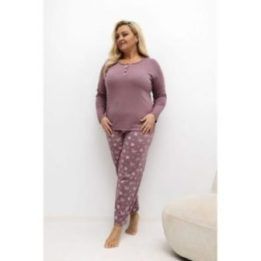 Moteriška pižama plus size Forever Pink
