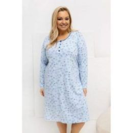 Moteriška naktinukų suknelė Plus Size Forever Pink