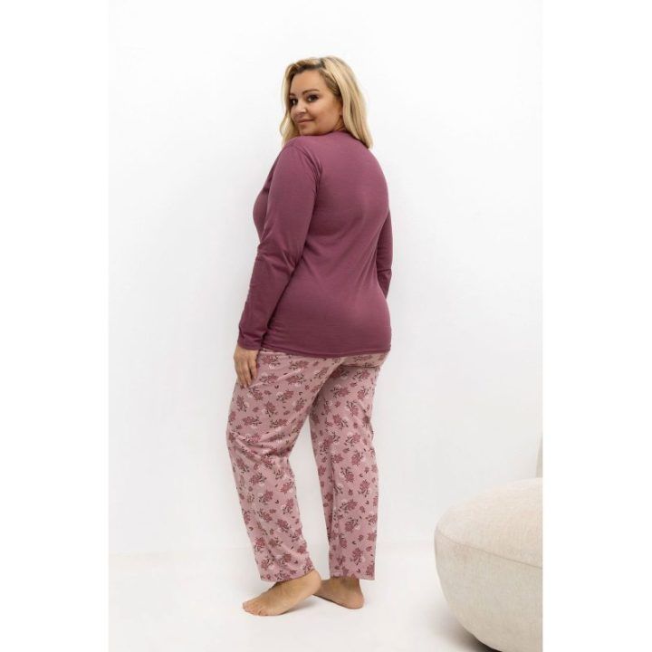 Moteriška pižama plus size Forever Pink
