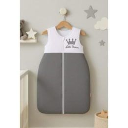 Kūdikių miegmaišis iš medvilnės TOG 2.5 visiems sezonams Little Princess antracito spalvos