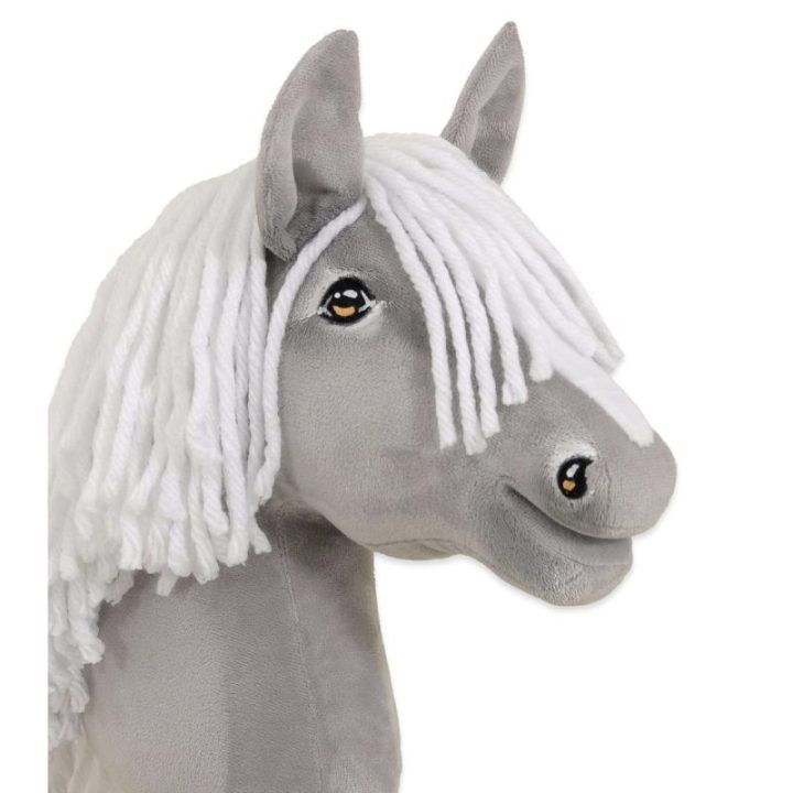 Hobby Horse pilkas arkliukas ant lazdos Premium A4