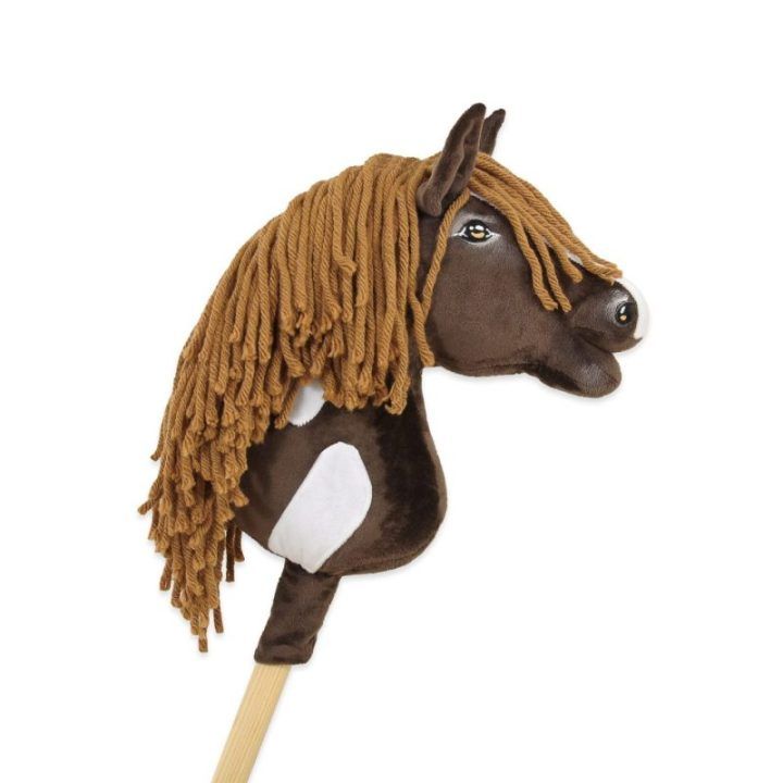 Hobby Horse lazdelinis arkliukas Super Premium western tamsaus bėro atspalvio A4