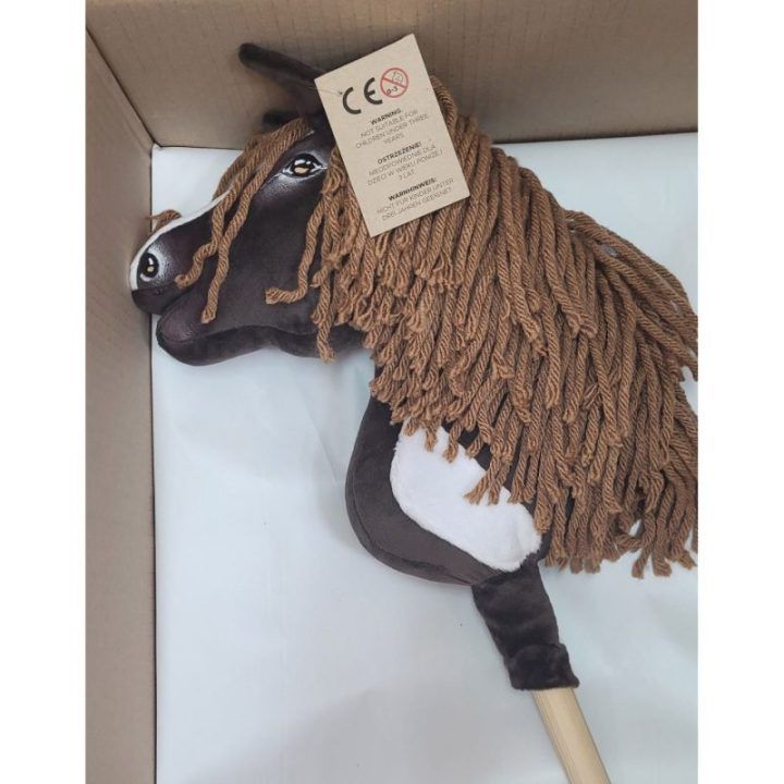 Hobby Horse lazdelinis arkliukas Super Premium western tamsaus bėro atspalvio A4