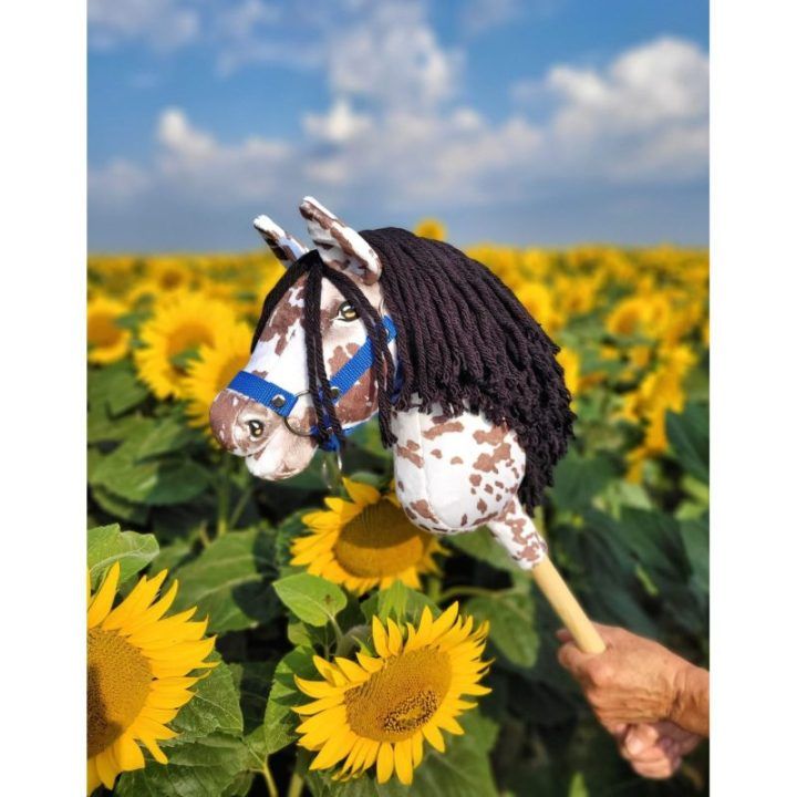 Hobby Horse arkliukas rudas leopardas su juoda karčiene A4