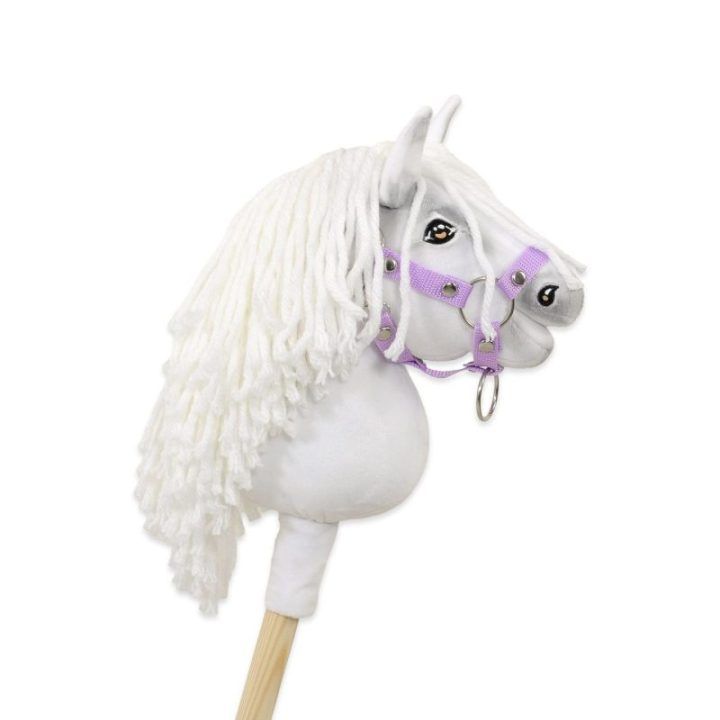 Hobby Horse lazdelinis arkliukas Super Premium baltas A5