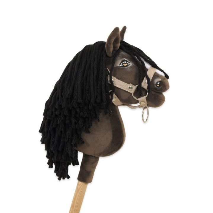 Hobby Horse lazdelinis arkliukas Premium tamsaus bėro atspalvio A5