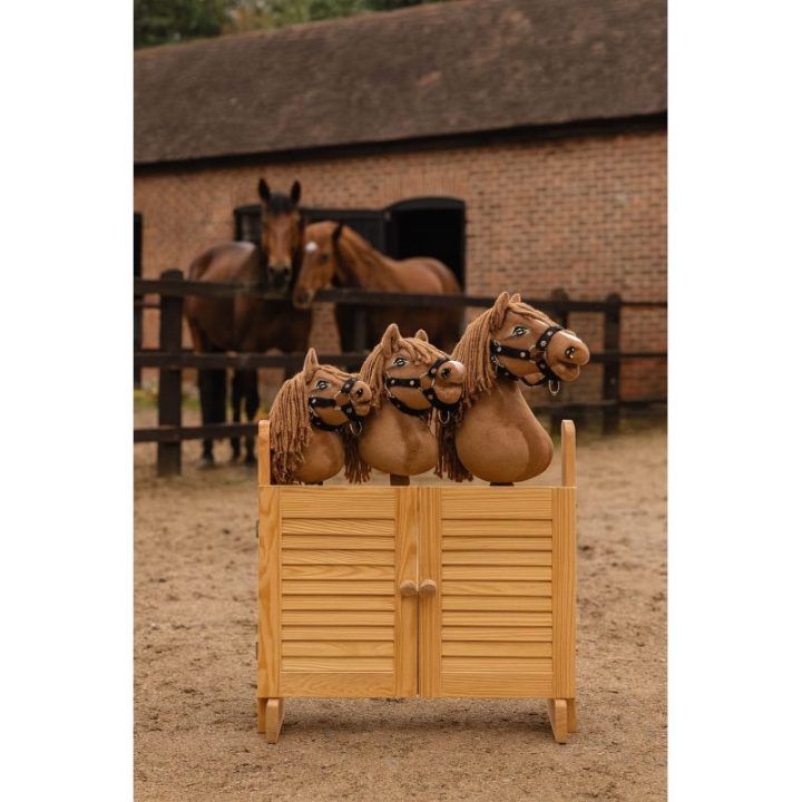 Hobby Horse lazdelinis arkliukas Premium tamsaus bėro atspalvio A5