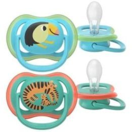 Kūdikių čiulptukai Ultra Air 6–18 mėn. (2 vnt.) Philips Avent