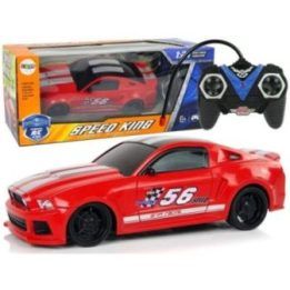 R/C sportinis automobilis 1:24 lenktyninis raudonas su tamsintais langais