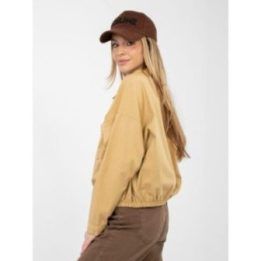 Moteriška oversize palaidinė smėlio spalvos